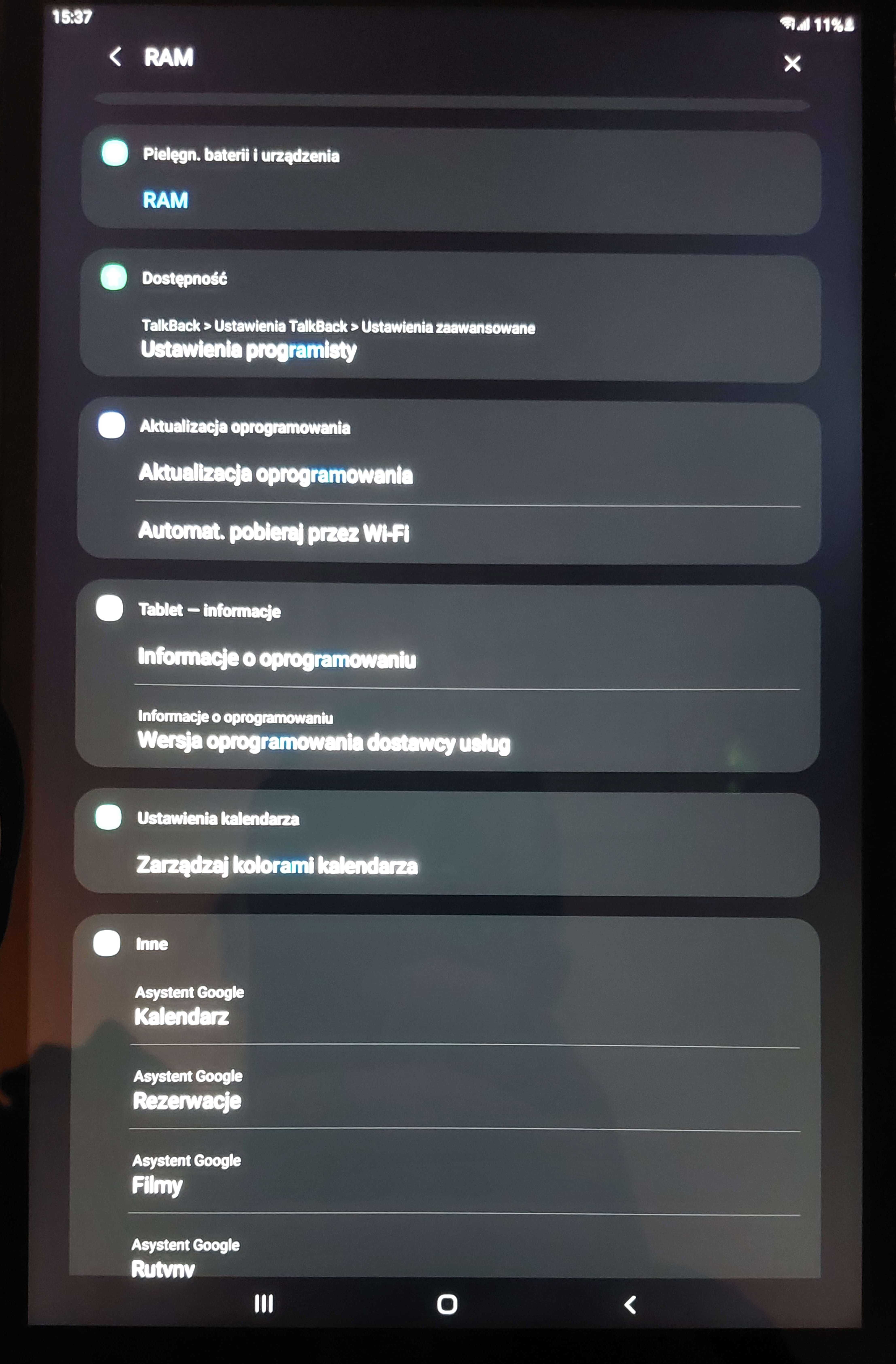 Tablet Samsung Galaxy Tab A 10.1 T515 LTE – 32GB, małe wady