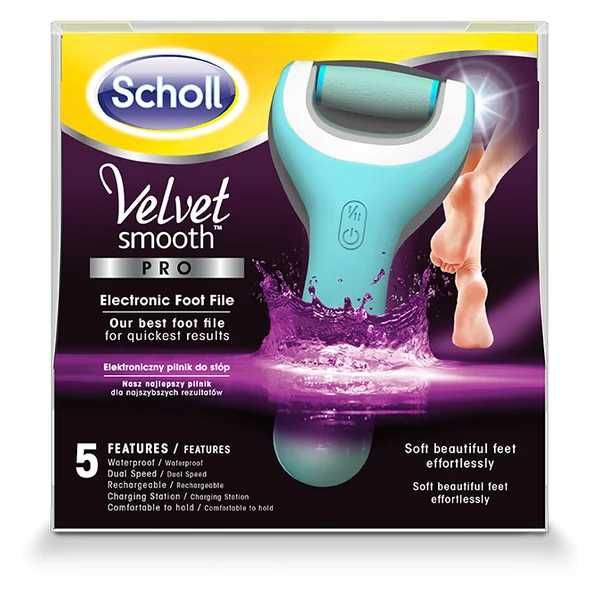 Scholl Velvet Smooth PRO elektryczny pilnik do stóp z ładowarką!