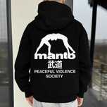 Кофта MANTO — Биг Лого Принт — Society — XS S M L XL — Худи МАНТО