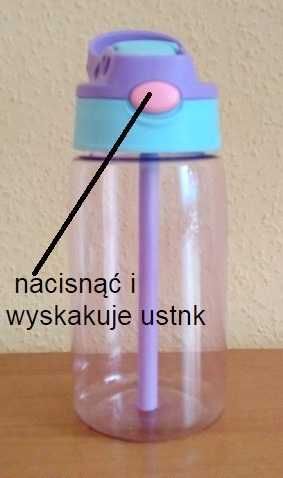 Butelka ze słomką 500 ml.