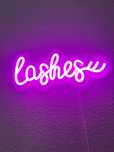 Luz led rosa lashes