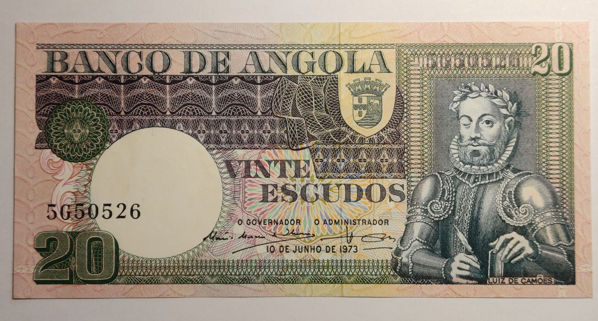 Notas de Angola (20 e 50 Escudos de 1973)