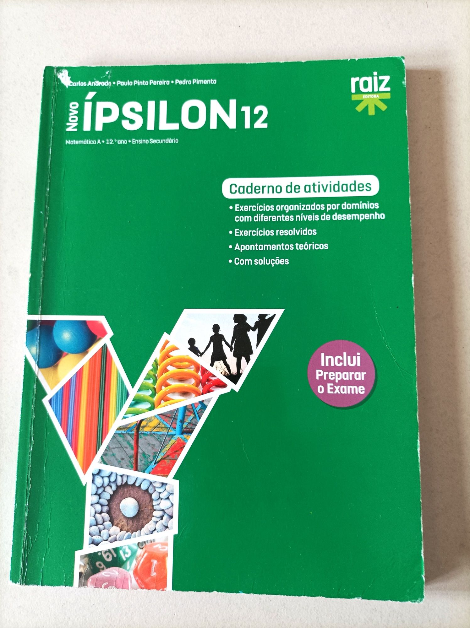 Novo Y 12 - lpsilon 12 - Matemática A 12° Ano - Caderno de Atividades