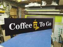 Вивіска для Кав'ярні 2х0.5м Coffee To Go за 2300грн. Реклама, Лайтбокс