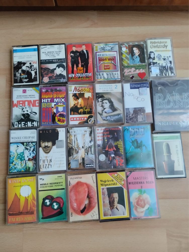 Kaseta rock pop hits disco J&J Omega
