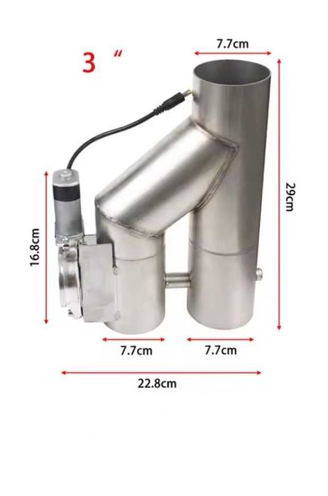 Rura downpipe obejście wydech pilot