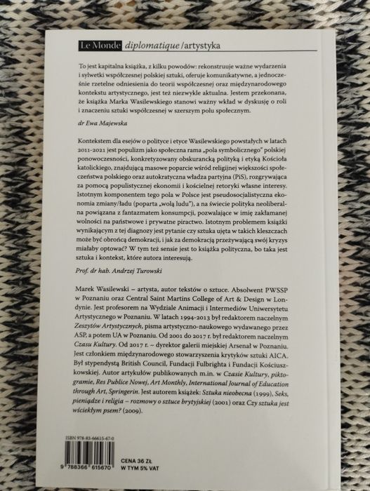 Wasilewski, sztuka w czasach populizmu