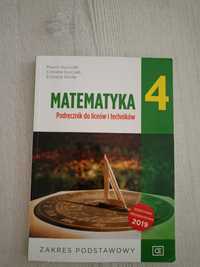 Podręcznik do matematyki  klasa 4 liceum i technikum.