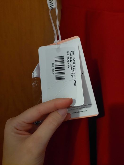 Vestido de Festa Borgonha