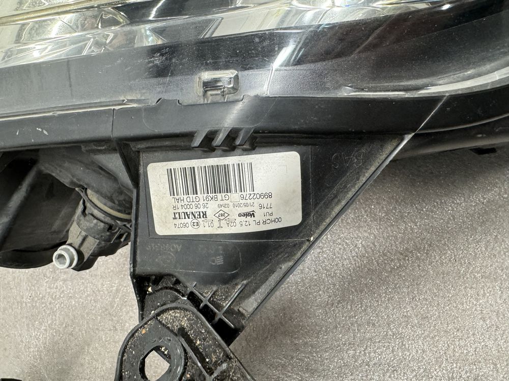 Reflektor,lampa renault laguna III europa lewy 260100,041R