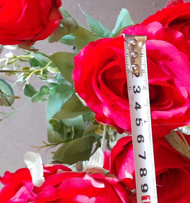 Róże kwiaty sztuczne bukiet