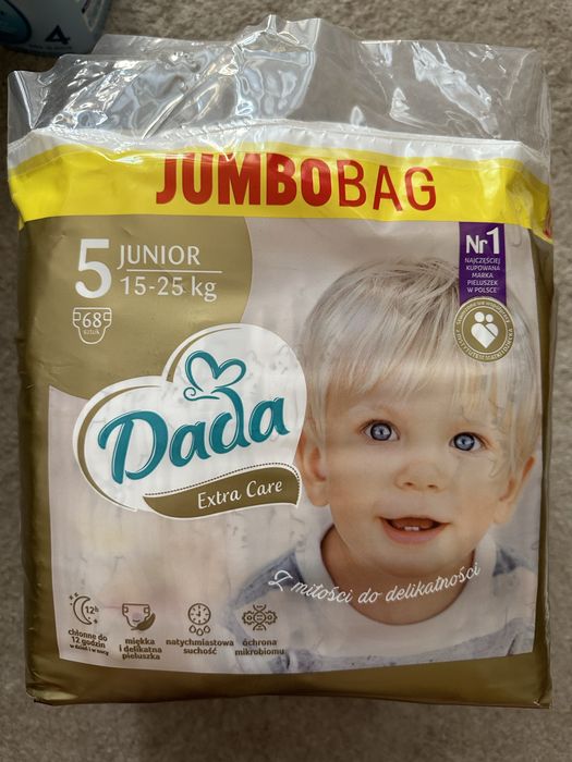 Підгузки dada 5 junior jumbobag 68 шт