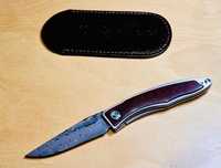 nowy nóż składany firmy Jufule Sneake Damascus Gentelmen knife Nmandi