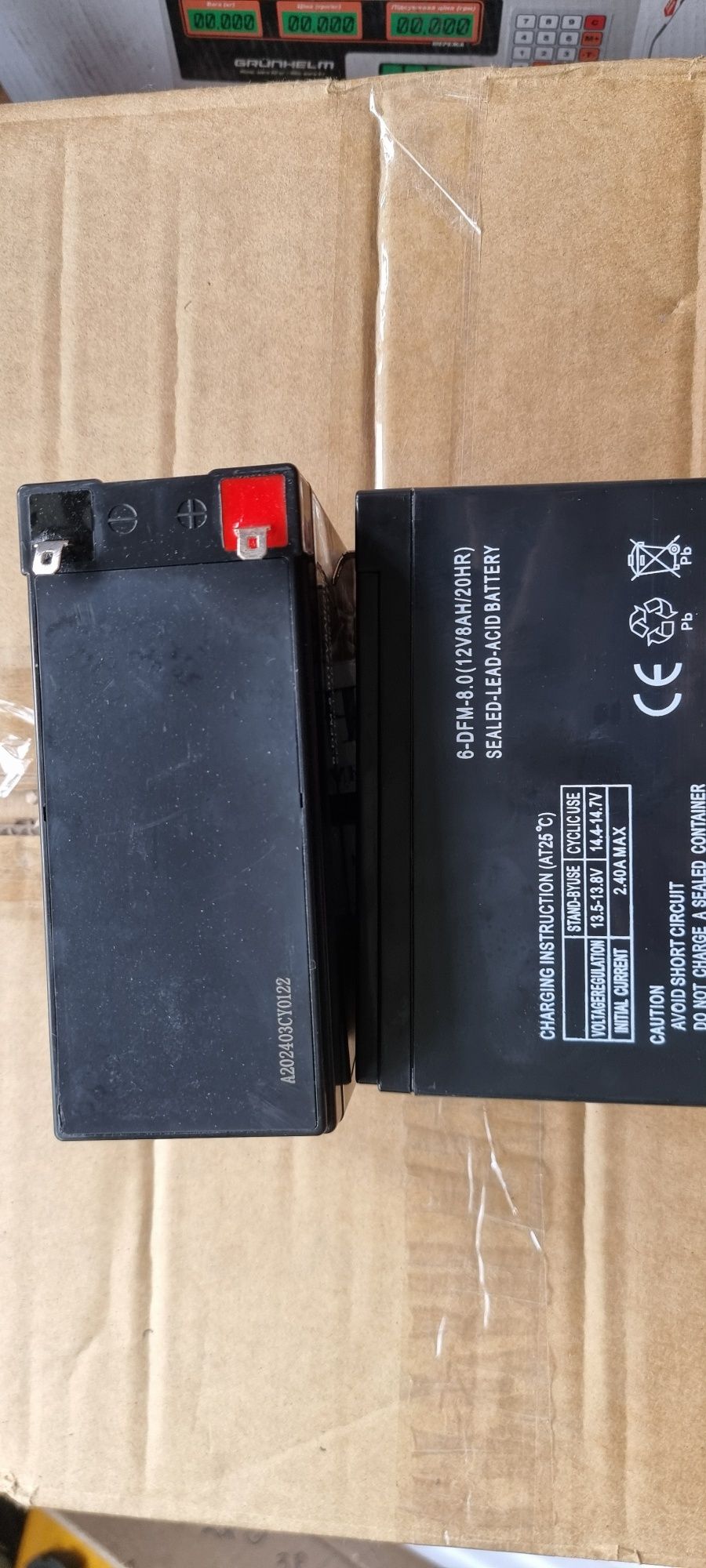 Аккумулятор для опрыскивателя 6-DFM-8 12v 8Ah