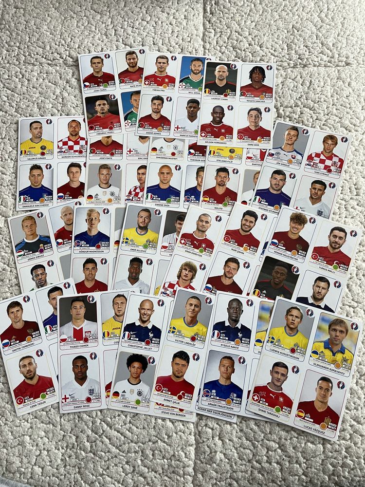 Caderneta UEFA Euro 2016 France + cromos