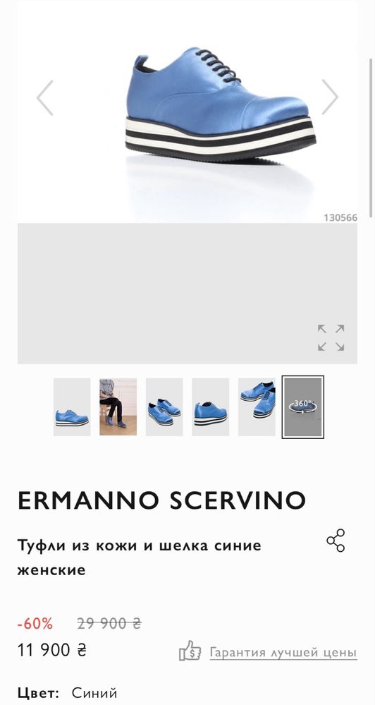 Туфлі Ermanno Scervino (оригінал)