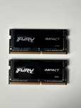 Pamięć RAM Kingston FURY Impact 32GB (2x16GB) DDR4 2666MHz SODIMM