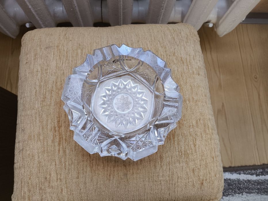 Kryształ popielniczka ciężka