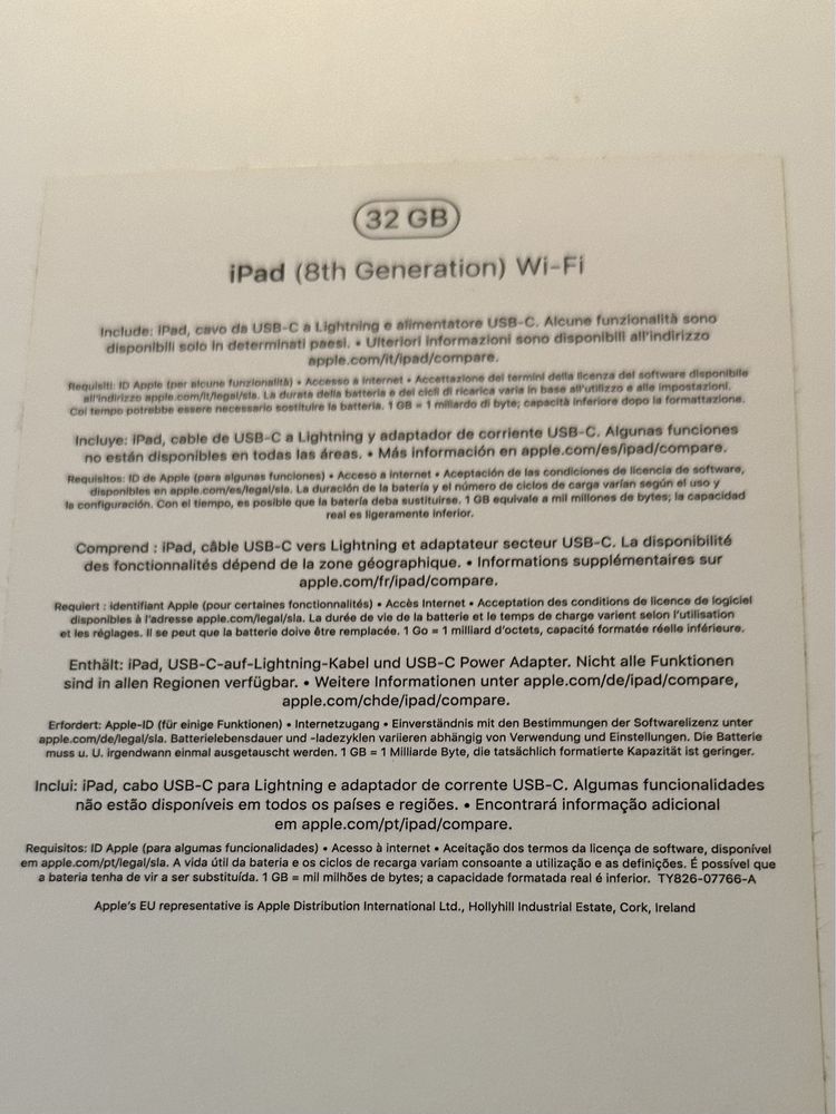 Ipad 8ª geração