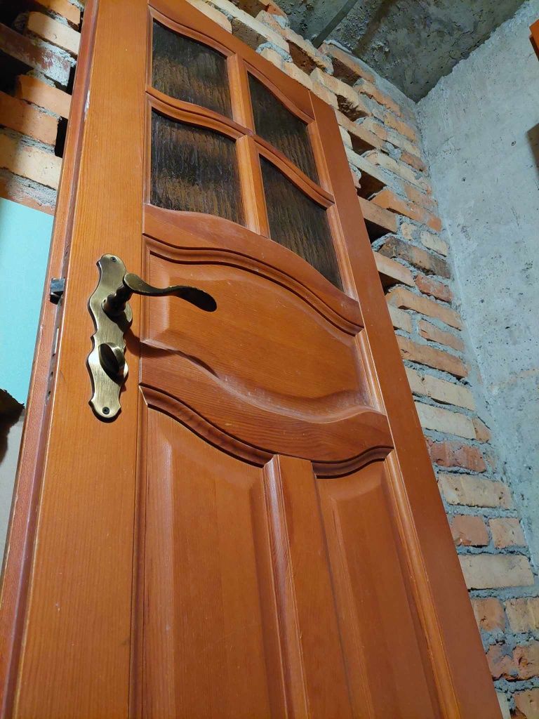 Drzwi drewniane ciężkie