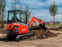 WYNAJEM - Minikoparka 3 tony KUBOTA KX027-4 jak Wacker, Bobcat, Cat