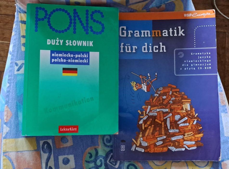 Duży słownik niemiecko polski polsko niemiecki,  Grammatick