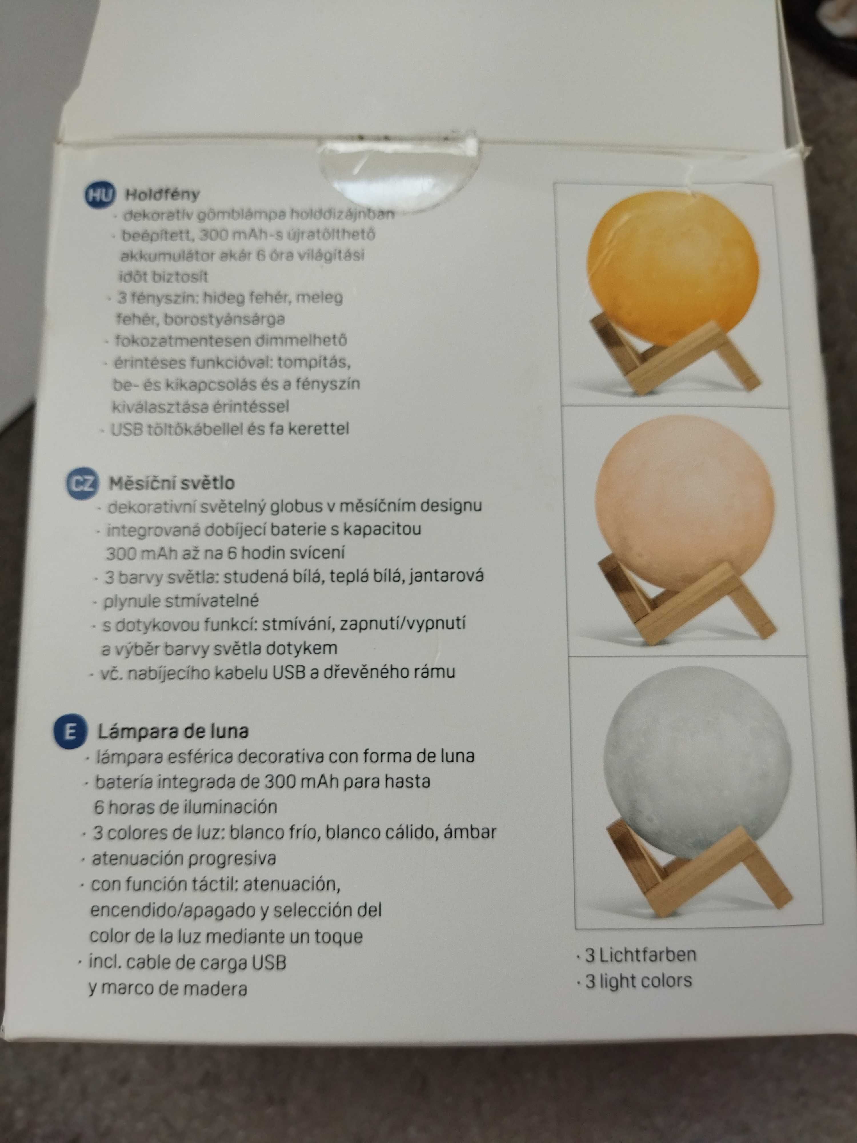 lampka księżyc IDEENWELT