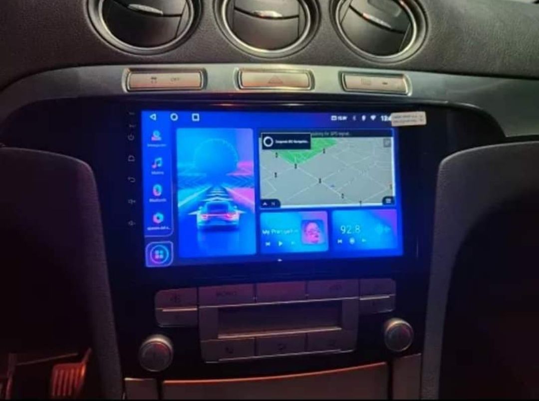 Rádio Android 12 com GPS Ford Focus/ C-max/Mondeo  (Artigo Novo)