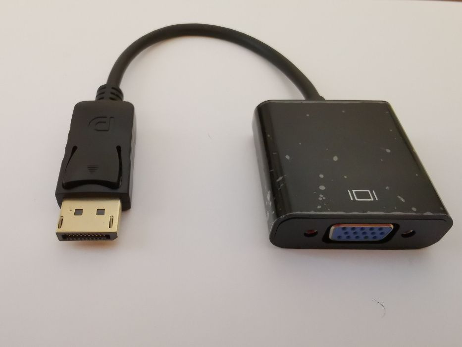 Adaptador DisplayPort macho para VGA fêmea *NOVO*