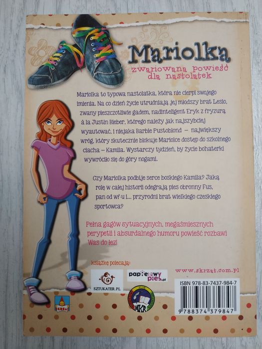 Książka "Mariolka" część 1 Katarzyna Dembska