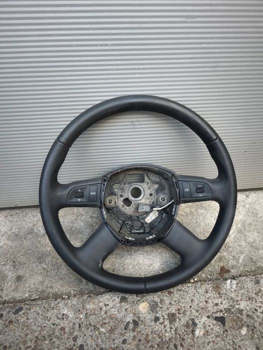 Kierownica Audi A6 C6 skórzana czarna 4F0419091AH