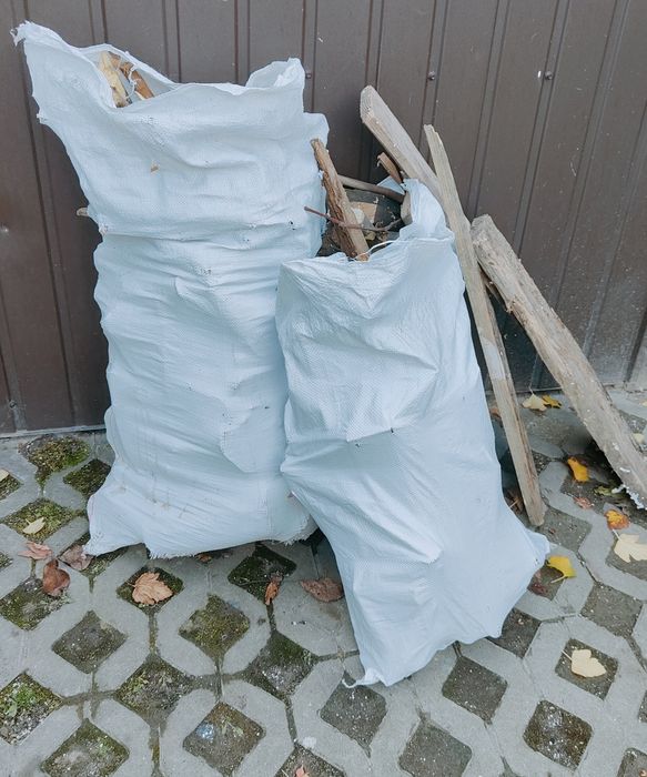 Drewno  opałowe w workach