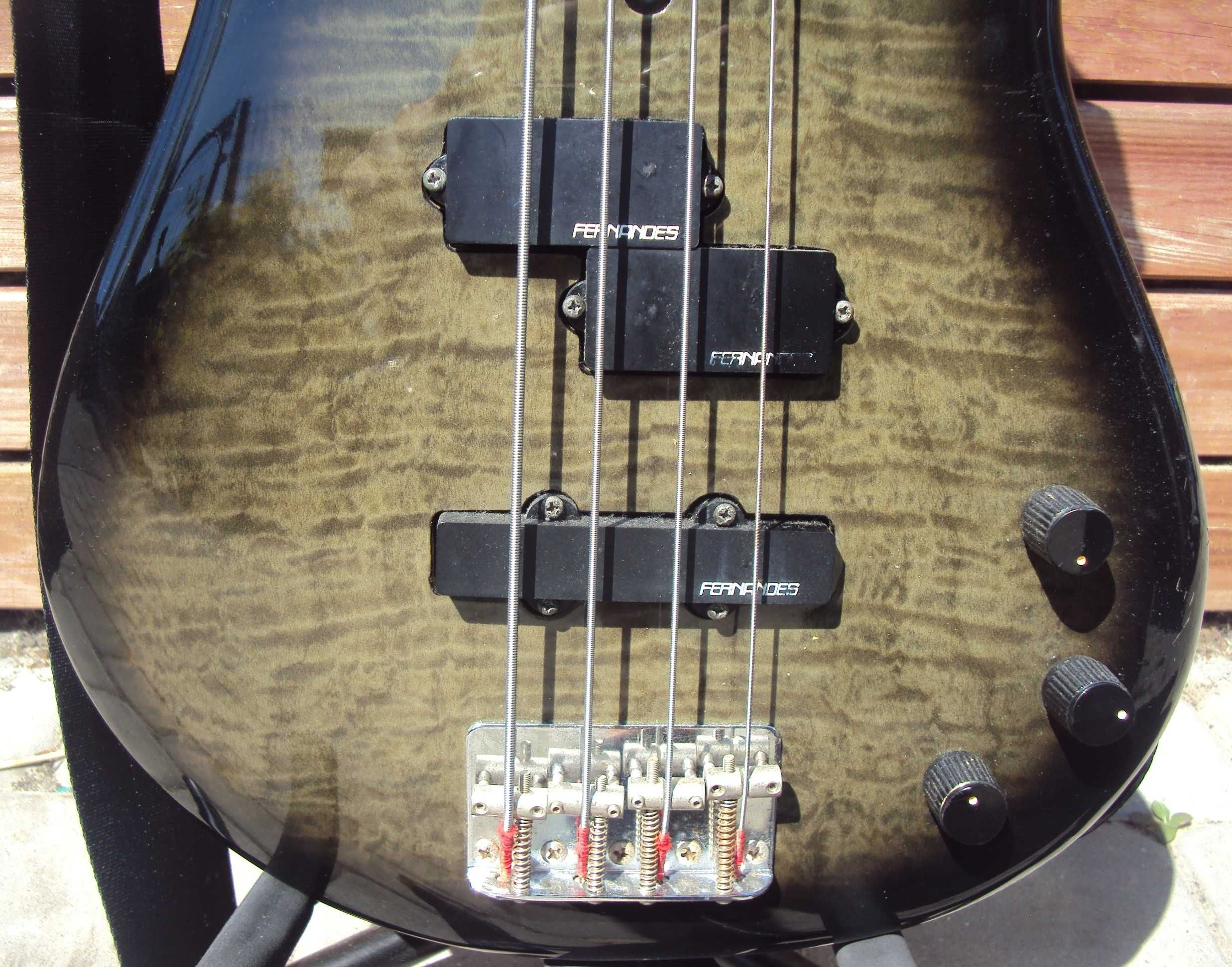 Gitara basowa FERNANDES FRB-40 + klucze GOTOH