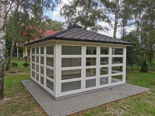 Altana ogrodowa przeszklona,drewniana,ogród zimowy 4x4,4x3,4x5,5x5