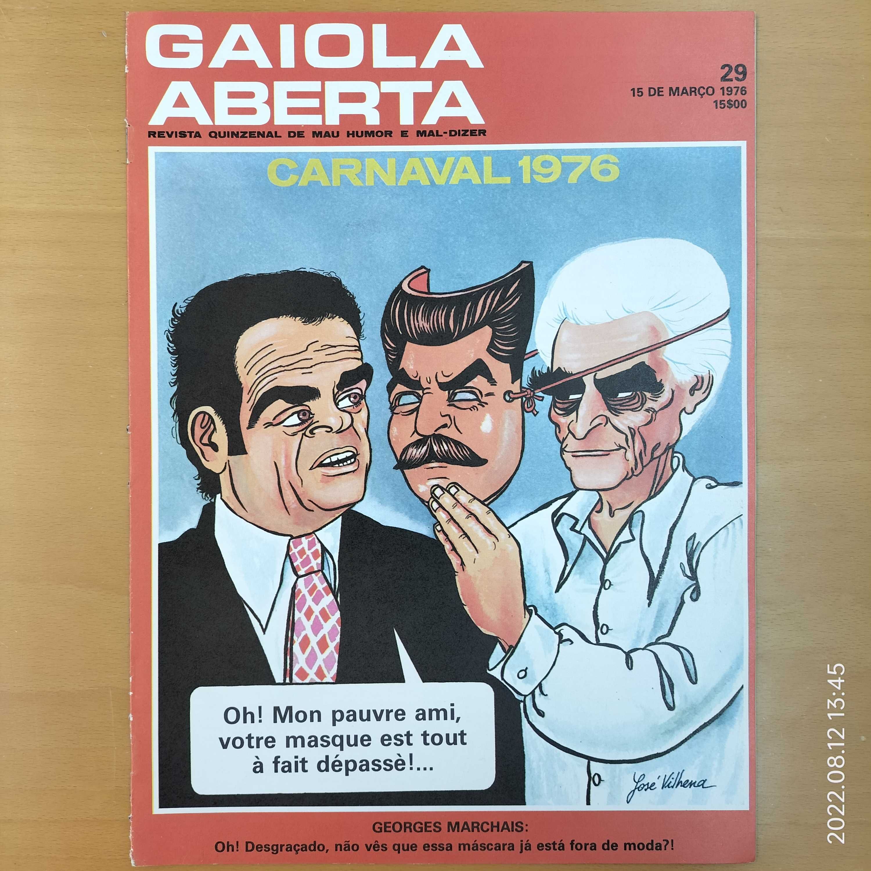 Revistas "Gaiola Aberta"  e Revistas "Fala Barato" de José Vilhena