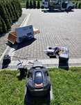 Montaż robotów koszących . Robot koszący Husqvarna ,  Landroid worx