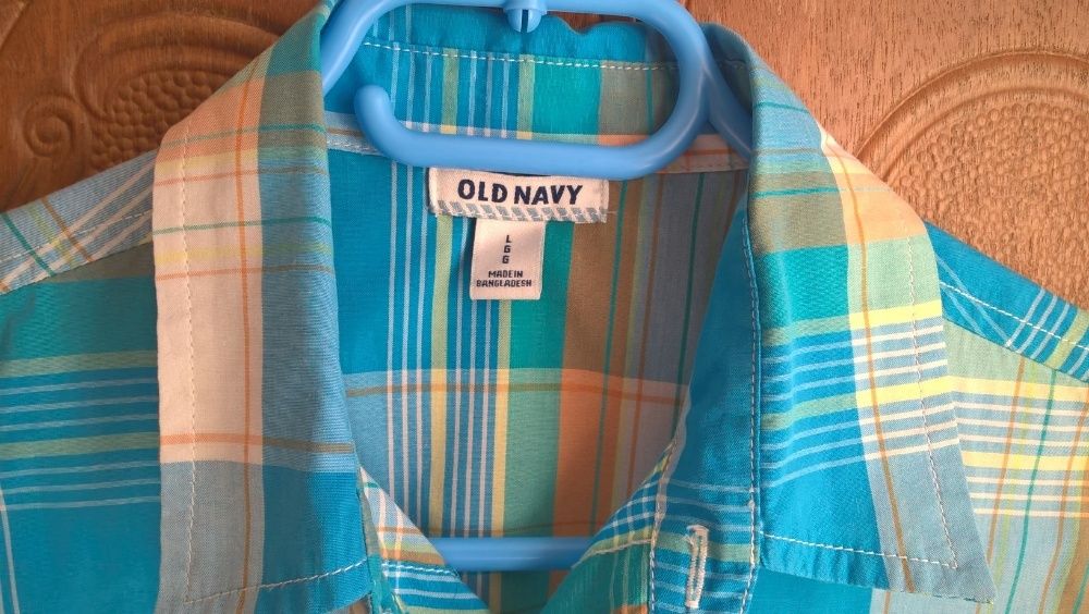 Рубашка с коротким руковом на мальчика 12-14 лет. Old Navy