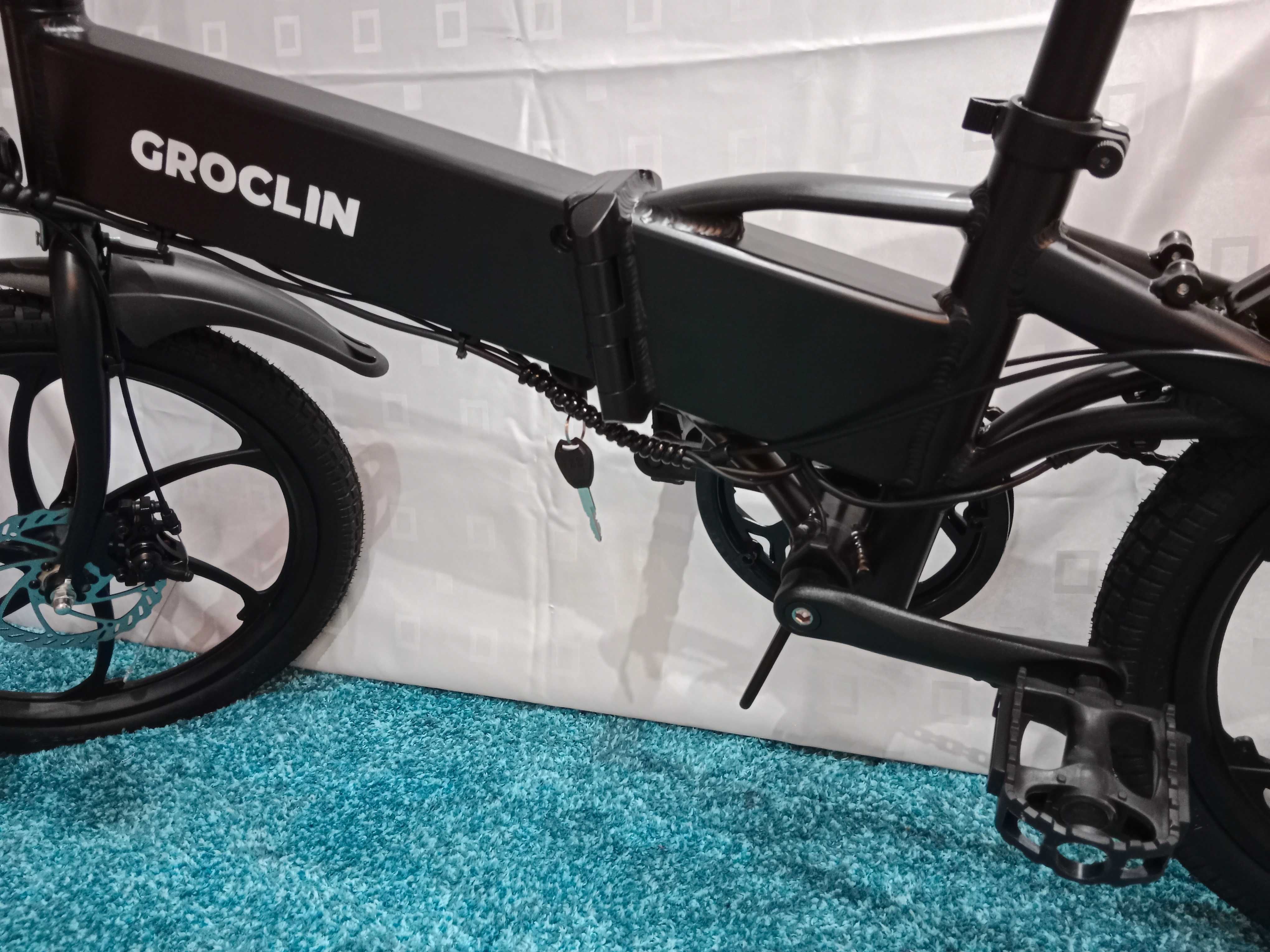 Nowy elektryczny składany rower miejski Groclin 2.0