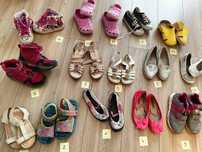 Buty 15 szt. dla dziewczynki w roz. 28, 29, 30, 31