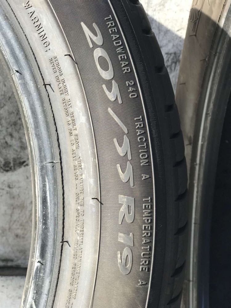 Шины Michelin Primacy 3 205/55r19 Комплект Лето Б/у Склад Оригинал