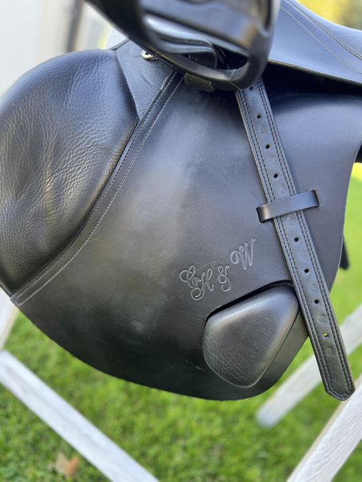 Siodło 17,5 M skokowe Daw Mag Ch&W exclusive Dawmag 17,5/32