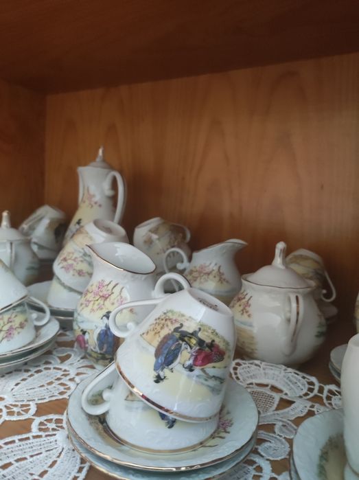 Serviço de chá e café em porcelana