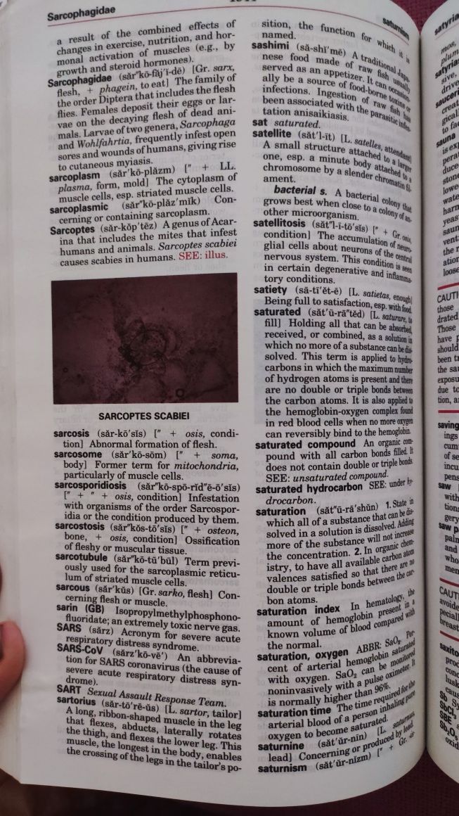 Taber's cyclopedic medical dictionary, медицинский словарь