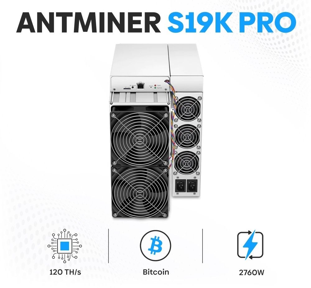 S19K Pro 120TH ASIC Miner Antminer Bitmain