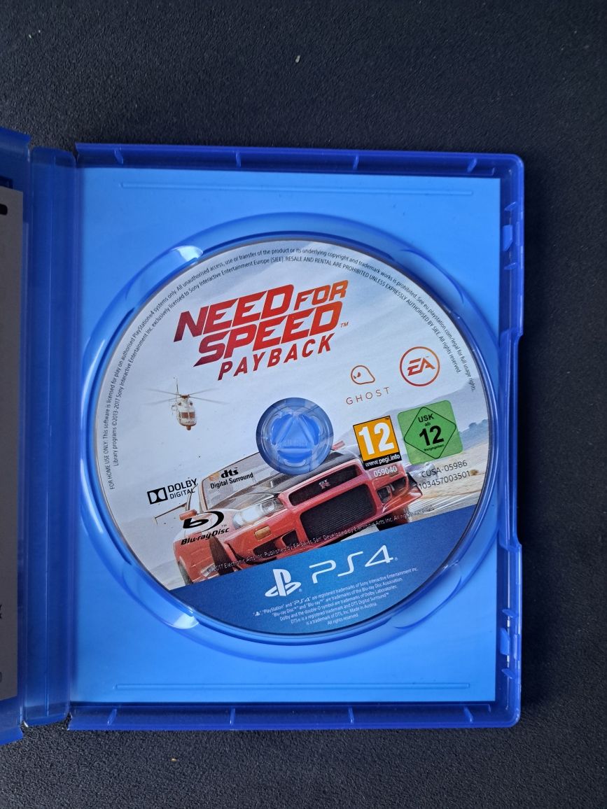 Need for speed payback Ps4 PL