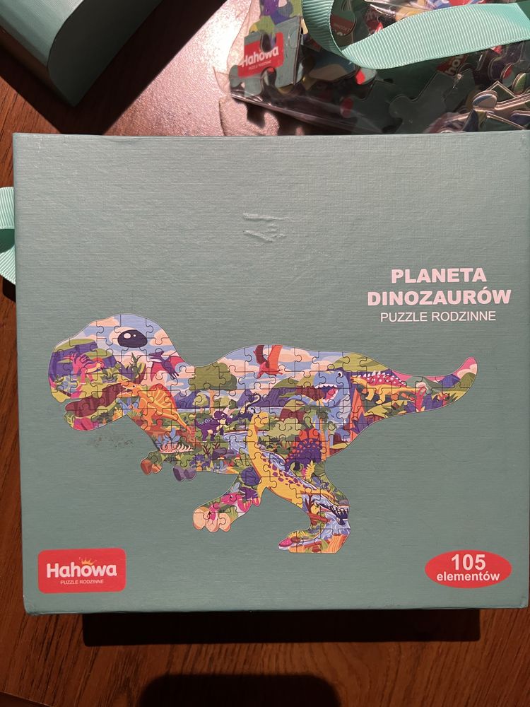Puzzle planeta dinozaurów