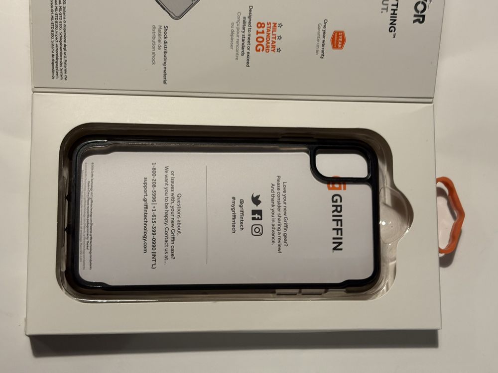 Capa Griffin Clear IPhone XS Max