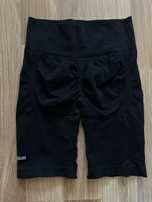 Spodenki push up 2.0 deep black bikery legginsy bezszwowe Gym Glamour