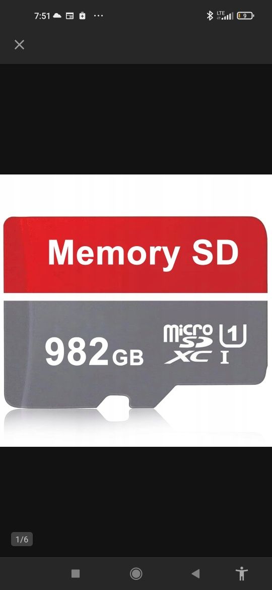 Karta microSD 982 GB