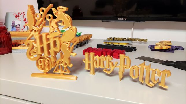Conjunto duas peças Harry Potter Impressão 3D